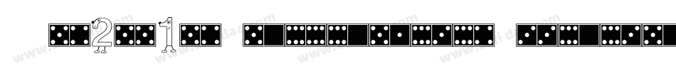 Domino square kursiv字体转换